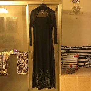 SOLD!!!! Long cocktail black dress